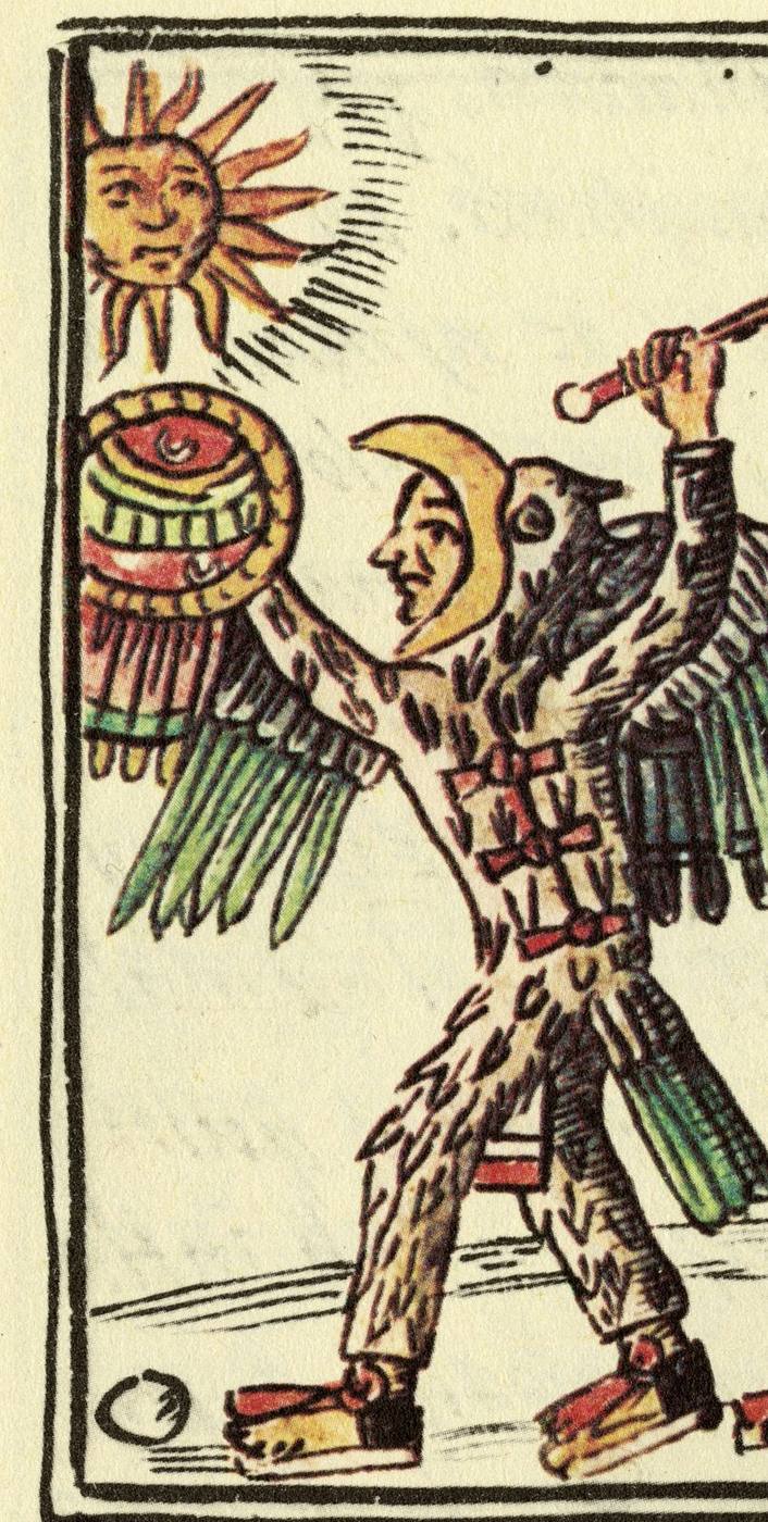 Eagle knight, Florentine Codex
