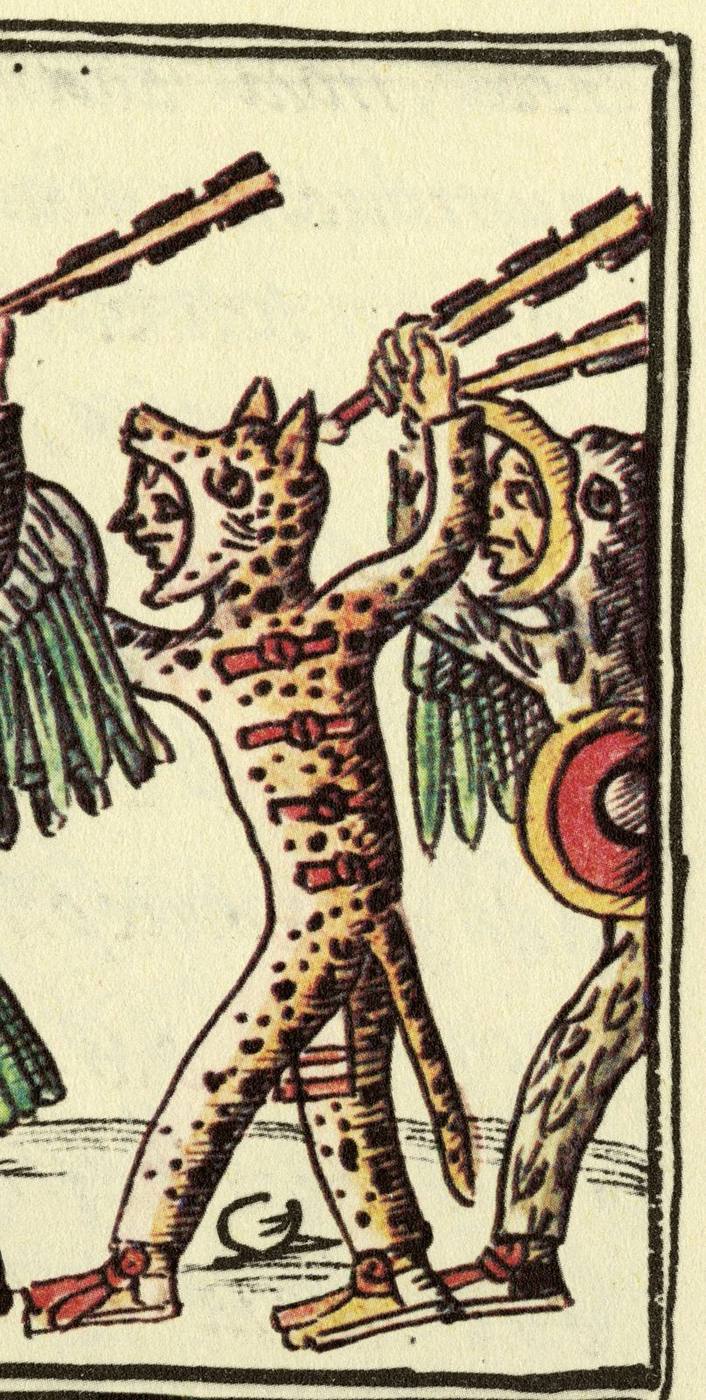 Jaguar knight, Florentine Codex