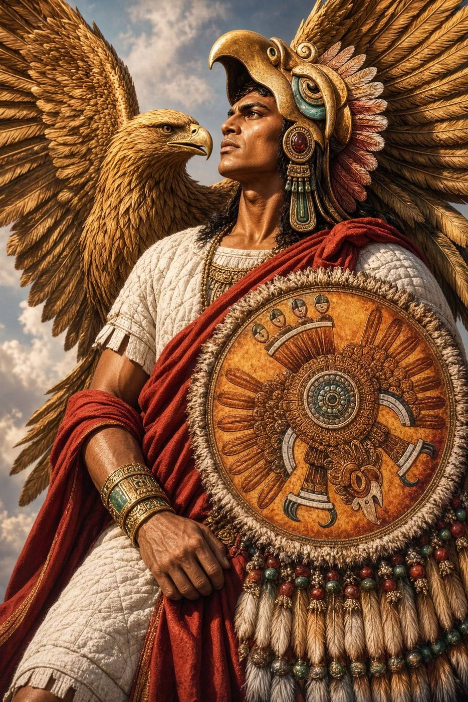 Eagle warrior reconstruction in the same style
