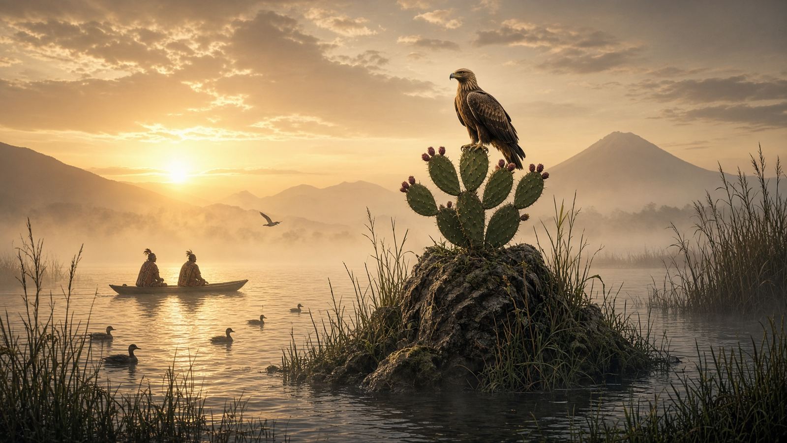 The eagle on the nopal