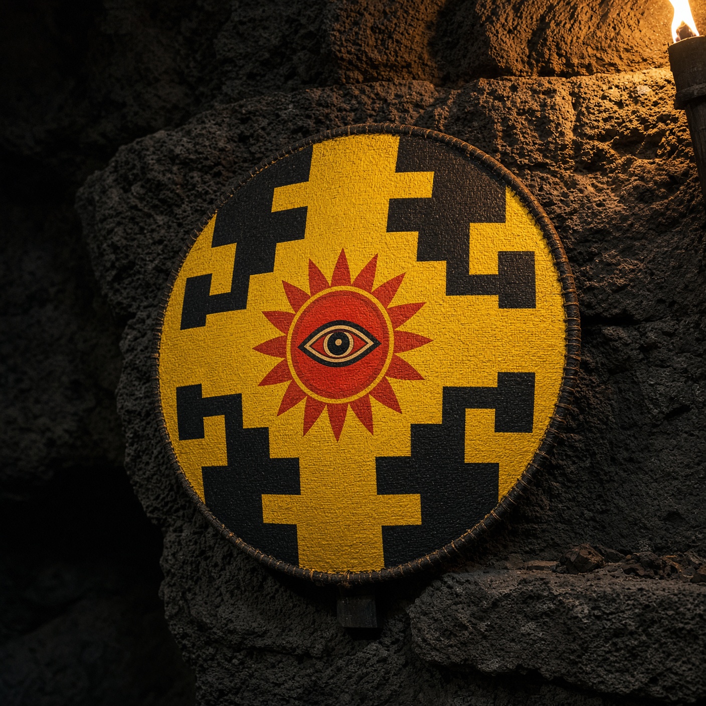 Cuāchic chimalli — Shield of the shorn ones